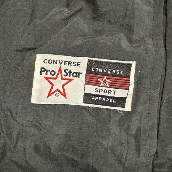 Converse Pro Star vintage Lined athletic pants size XL black - Picture 2 of 4